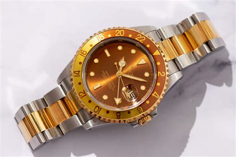 rolex gmt rootbeer for sale|rolex submariner root beer.